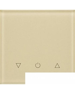 Беспроводной выключатель для жалюзи Senso одноканал. трехклавишный 1015 (светлый бежевый) Delumo