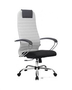 Кресло SU-BK-10 CH (светло-серый/черный) Metta