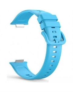 Ремешок силиконовый для Huawei Watch FIT 2 (голубой) Rumi