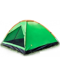 Треккинговая палатка Simple 2 (зеленый/желтый) Sundays