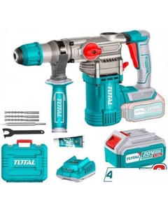 Перфоратор TRHLI202882 (с 2-мя АКБ, кейс, набор оснастки) Total