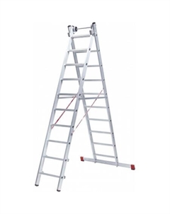 Лестница-стремянка NV 522 двухсекционная индустриальная 2x12 ступеней Новая высота