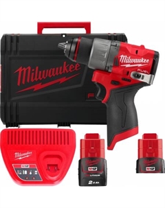 Дрель-шуруповерт M12 FUEL M12FDD2-202X 4933479873 (с 2-мя АКБ 2 Ач, кейс) Milwaukee