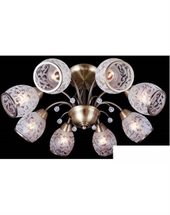 Припотолочная люстра 30026/8 (бронзовый) Евросвет
