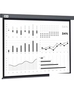 Проекционный экран Wallscreen 180x180 CS-PSW-180X180-SG Cactus