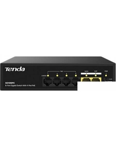 Неуправляемый коммутатор SG106PC Tenda