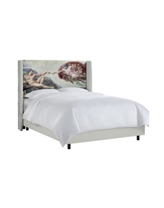 Кровать la creazione di adamo серый 200x105x180 см Icon designe