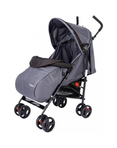 Коляска прогулочная «трость» Kika HP-311 (серый/черный) Tomix