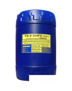 Моторное масло TS-4 SHPD 15W-40 20л Mannol