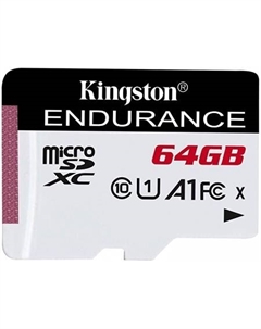 Карта памяти High Endurance microSDXC 64GB Kingston