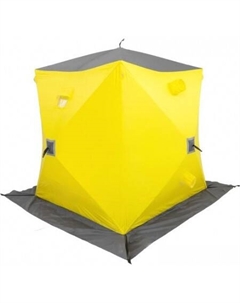 Палатка для зимней рыбалки Куб Premium HS-WSCI-P-180YG (зимняя, утепленная) Helios