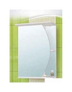 Шкаф с зеркалом Луна 55 (левый) Vako