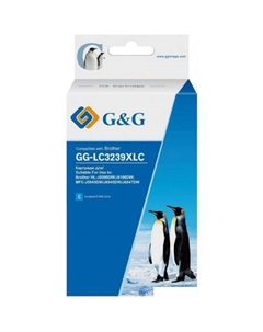 Картридж GG-LC3239XLC (аналог Brother LC3239XLC) G&g