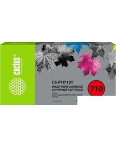 Картридж CS-PFI710Y (аналог Canon PFI710Y) Cactus