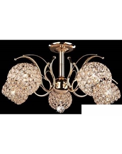 Припотолочная люстра 7777/5 золото Евросвет