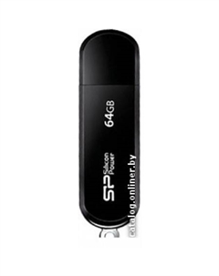 USB Flash LuxMini 322 Black 64GB (SP064GBUF2322V1K) Silicon power