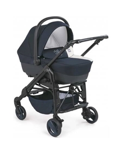 Универсальная коляска Combi Tris (3 в 1, медведь,синий) Cam