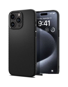 Чехол для телефона Liquid Air для iPhone 15 Pro ACS06704 (черный) Spigen
