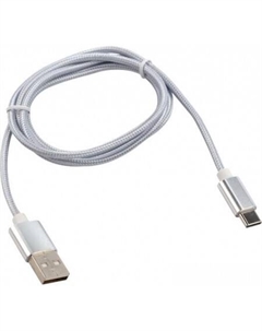 Кабель 18-1899 USB Type-A - USB Type-C (1 м, серебристый) Rexant