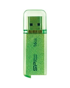 USB Flash Helios 101 16GB зеленый [SP016GBUF2101V1N] Silicon power