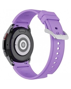 Ремешок Classic силиконовый для Samsung Galaxy Watch4/5/6 (20 мм, фиолетовый) Rumi