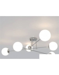 Люстра средней высоты Netz 30181/6 хром Евросвет