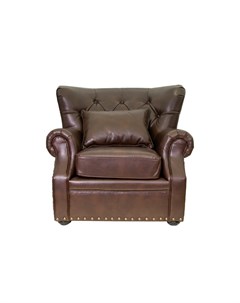 Кресло tesco коричневый 101x97x86 см Mak-interior