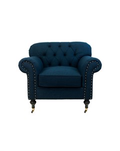 Кресло kavita dark blue синий 96x88x90 см Mak-interior