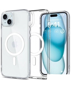 Чехол для телефона Ultra Hybrid (MagFit) для iPhone 15 ACS06802 (белый) Spigen