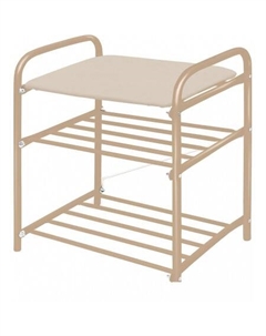 Банкетка БП1-1/БЖ (слоновая кость/бежевый металлик) Ника