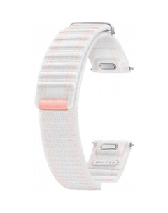 Ремешок Fabric для Galaxy Watch7 (S/M, бело-розовый) Samsung