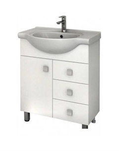 Тумба Домино 70 459573 под умывальник Erica 70 (белый) Tivoli