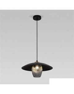 Подвесная люстра 50259/1 черный/дымчатый Евросвет