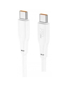 Кабель  X93 USB Type-C - USB Type-C (2 м, белый) Hoco