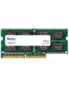 Оперативная память Basic 4GB DDR3 SODIMM PC3-12800 NTBSD3N16SP-04 Netac