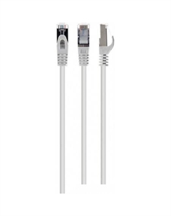 Кабель PP6A-LSZHCU-W-5M RJ45 - RJ45 (5 м, серый) Cablexpert