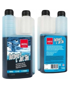 Моторное масло Outboard&JetSki 2Т Oil NMMA TC-W3 Дозатор 1л Aeg lubricants