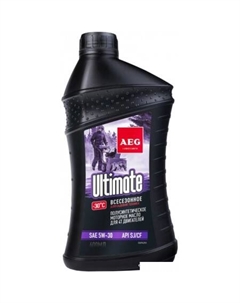 Моторное масло Ultimate SAE 5W-30 API SJ/CF 4Т п/с 0.6л Aeg lubricants