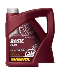 Трансмиссионное масло Basic Plus 75W-90 API GL 4+ 4л Mannol