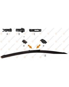 Щетка стеклоочистителя 1635454080 Eurorepar