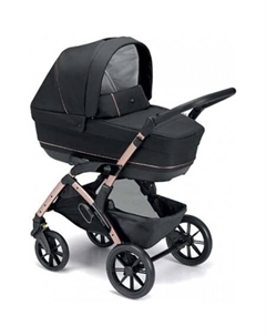 Универсальная коляска Tris Smart (3 в 1, черный/розовый) Cam