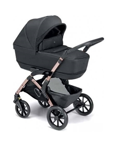 Универсальная коляска Trio Dinamico Rover (3 в 1, черный/розовый) Cam