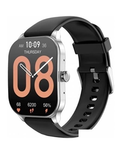 Умные часы Pop 3S (серебристый, с силиконовым ремешком) Amazfit