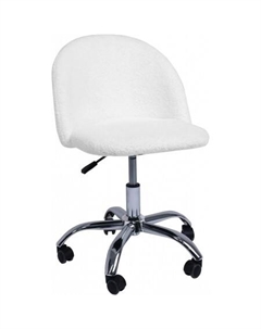 Кресло Sirena (искусственный мех, белый) Akshome