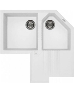 Кухонная мойка Tekno Corner Bianco Titano G68 Elleci