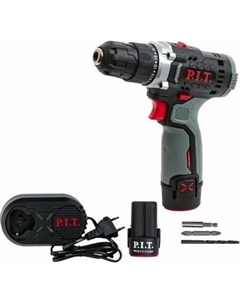 Дрель-шуруповерт PBM12K-10A/2 (с 2-мя АКБ, кейс) P.i.t