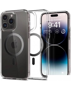 Чехол для телефона Ultra Hybrid iPhone 14 Pro Max MagFit ACS04827 (carbon fiber) Spigen