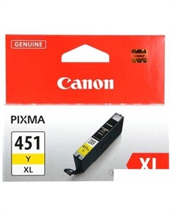 Картридж CLI-451Y XL Canon