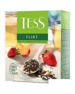 Зеленый чай Flirt 100 шт Tess