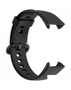 Ремешок силиконовый для Xiaomi Redmi Watch 2 Lite (черный) Rumi